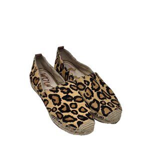 Sam Edelman KHOLE Women's Slip On Shoe multicolor animal Print Fur Size 8 M